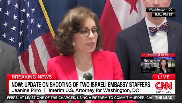 Jeanine Pirro Gives Update on Shooting of Two Israeli Embassy Staffers: ‘This Is a Death Penalty Eligible Case’