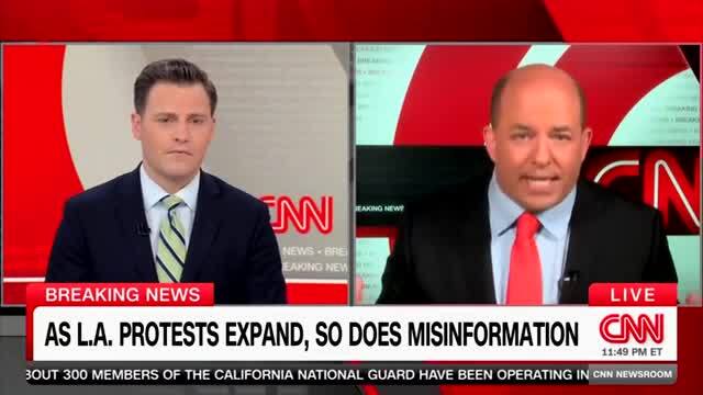 Brian Stelter Downplays ‘Isolated’ L.A. Riots: It Looks Bad Because of Misinformation on Social Media