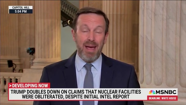Sen. Murphy: It’s a Lie that the Nuclear Capacity of Iran Was Obliterated; ‘They Knew They Were Lying When They Said It’