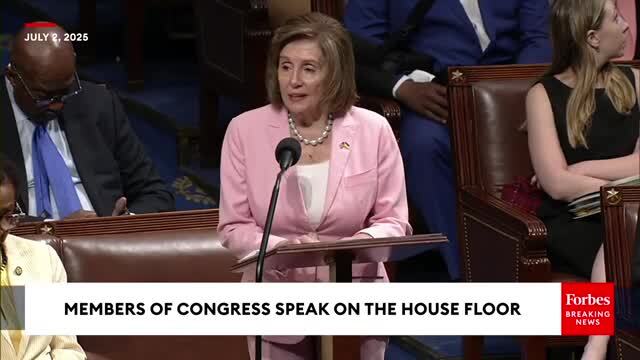 Nancy Pelosi Rails Against GOP’s Big Beautiful Bill On House Floor: ‘Let Us Vote No on This Shameful Bill’