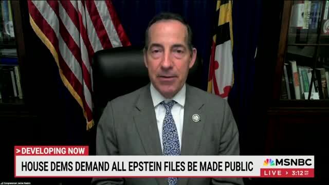 Rep. Raskin on Epstein Files: ‘It Is Dangerous to Public Health and Safety Not to Release the Names Publicly’