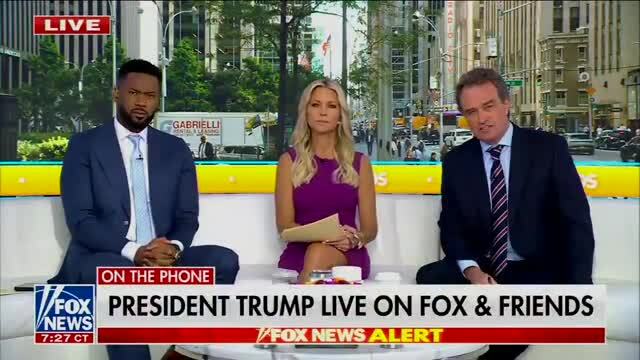 ‘Fox & Friends’ Hustles Trump Off the Air As He Continues To Bring Up the Ainsley Earhardt/Sean Hannity Relationship